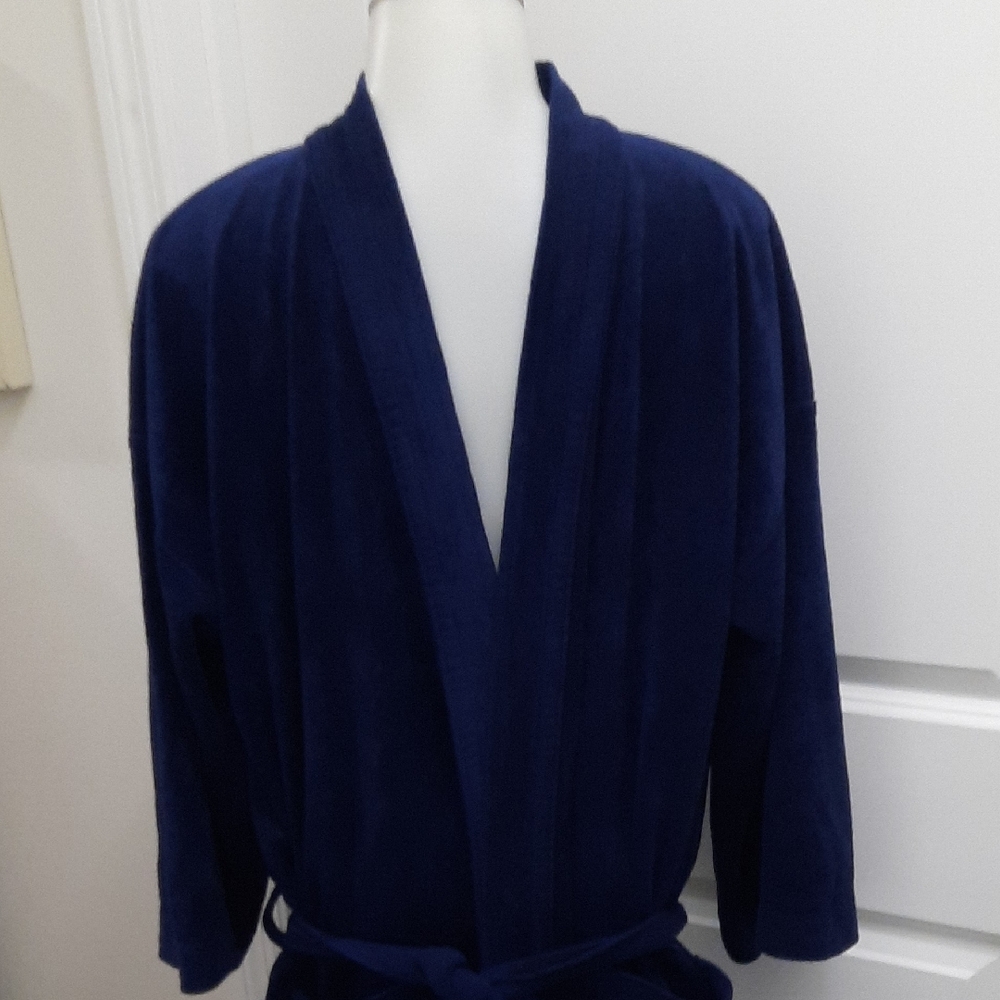 Van Heusen Men's Blue Robe